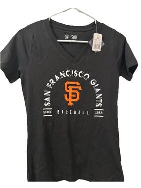 Women's T-shirt Black San Francisco Giants Clubhouse Tank Top Small …274